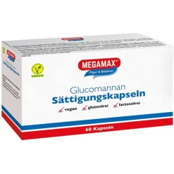 Megamax Sättigungskapseln Glucomannan, 60 St