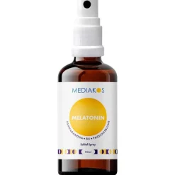 Melatonin Ashwagandha Mediakos Schlaf Spray vegan, 50 ml