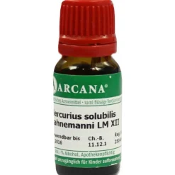 Mercurius solubilis Arcana LM 12 Hahnemanni Dilution, 10 ml