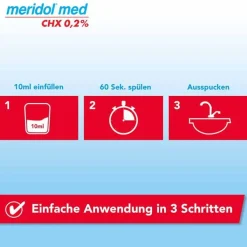 meridol® med CHX 0,2% Mundspülung, 300 ml