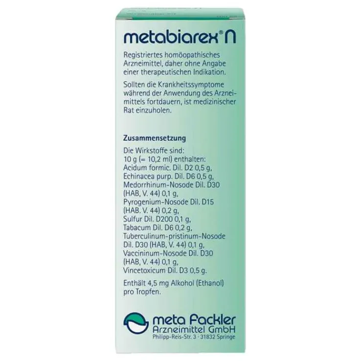 Metabiarex N Tropfen zum Einnehmen, 100 ml