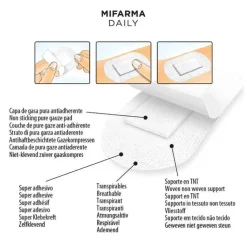 Mifarma Wundverband für empfindliche Haut, 4 St