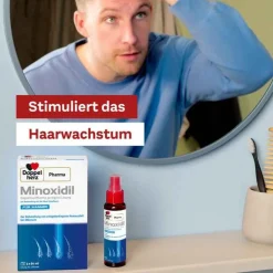 MINOXIDIL DoppelherzPharma 50 mg/ml Lösung für Männer, 3X60 ml