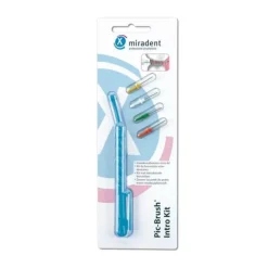 Miradent Interd.PIC-Brush Intro Kit blau tra.1H + 4B, 1 St