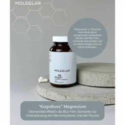Moleqlar Magtein Magnesium-L-Threonate Kapseln, 90 St