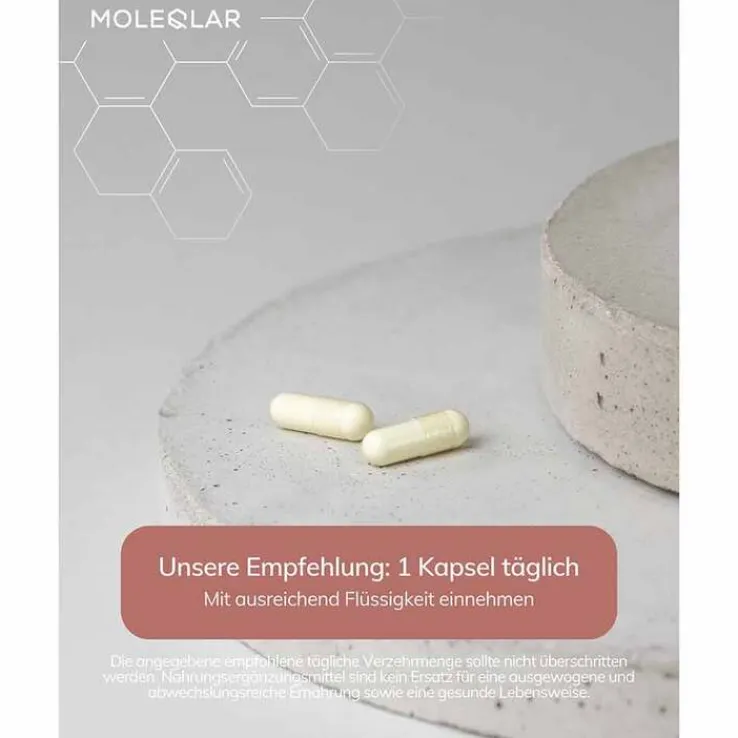 Moleqlar Resveratrol Trans-Resveratrol Kapseln, 60 St