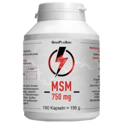 MSM 750 mg Mono 99,9% Kapseln, 180 St