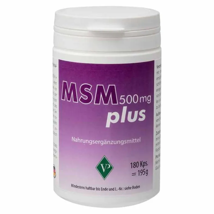 MSM 500 mg plus Kapseln, 180 St
