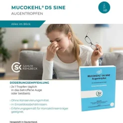 Mucokehl D 5 sine Augentropfen, 10X0.5 ml