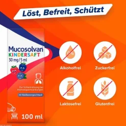Mucosolvan Kindersaft, 250 ml