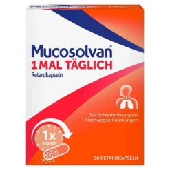 Mucosolvan 1x täglich Retardkapseln, 50 St
