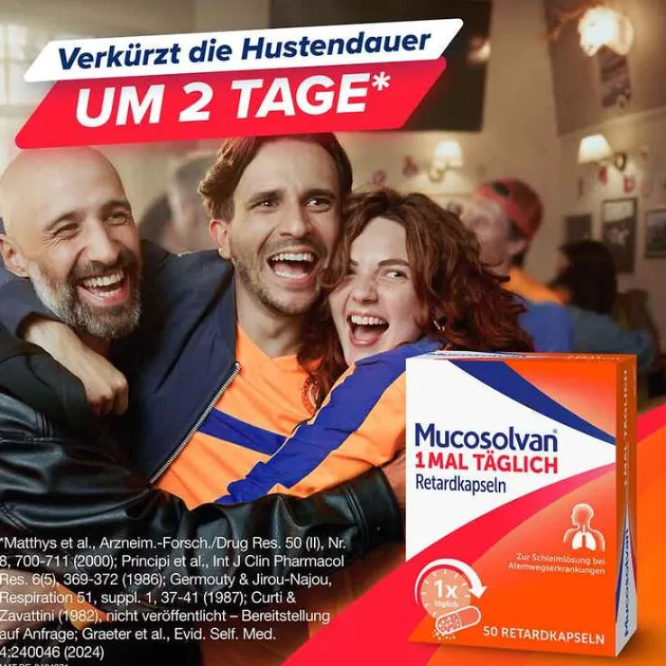 Mucosolvan 1x täglich Retardkapseln, 10 St
