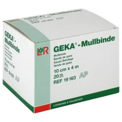 Mullbinden Geka 10cmx4m, 20 St