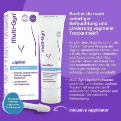 Multi-Gyn Liquigel mit Applikator Dach, 50 ml