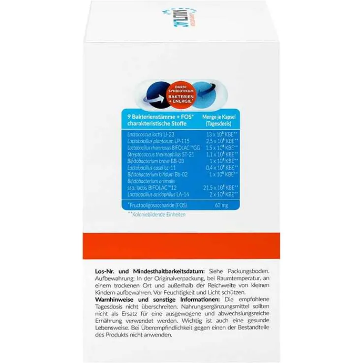 Multilac Synbiotikum magensaftresistent Kapseln, 3X30 St