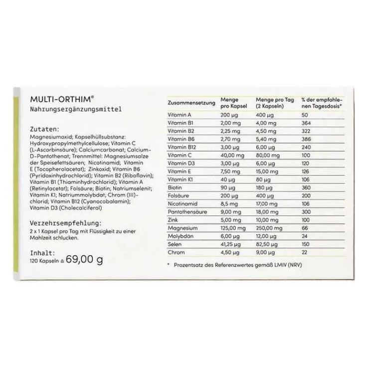 Multi-Orthim Kapseln, 120 St