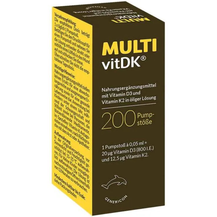 MultivitDK Lösung Vitamin D3 + K2, 10 ml