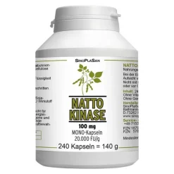 Nattokinase 100 mg Mono 20.000 FU Kapseln, 240 St