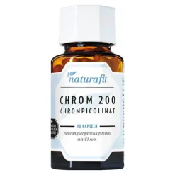 Naturafit Chrom 200 Chrompicolinat Kapseln, 90 St