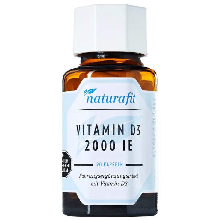 Naturafit Vitamin D3 2.000 I.E. Kapseln, 90 St