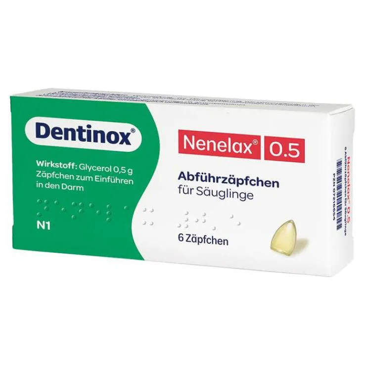 Nene Lax 0,5 Suppositorien für Säugl., 6 St