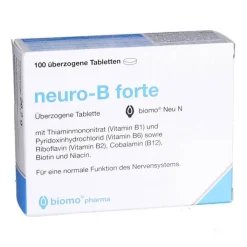 Neuro B forte biomo Neu überzogene Tabletten, 100 St