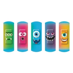 Nexcare happy kids Pflasterstrips Monster 2 Größen, 20 St