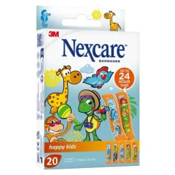 Nexcare Happy Kids 19x72 mm Pflasterstrips, 20 St