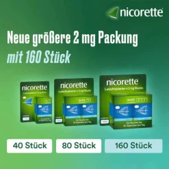Nicorette freshmint 2 mg Lutschtabletten gepresst, 80 St
