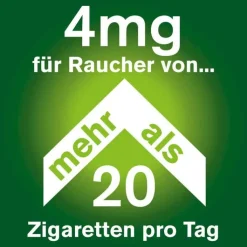nicorette Kaugummi whitemint, 4 mg Nikotin, 105 St