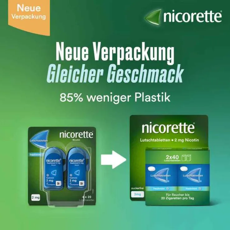 nicorette Lutschtabletten, 4 mg Nikotin, 80 St
