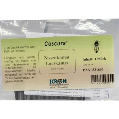 Nissenkamm Lauskamm Coscura grob / fein Kunststoff, 1 St