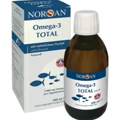 Norsan Omega-3 Total Naturell flüssig, 200 ml