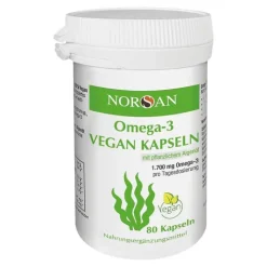 Norsan Omega-3 vegan Kapseln, 80 St