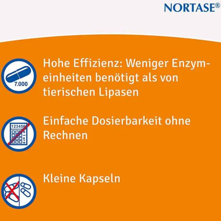 NORTASE Kapseln vegetarische Verdauungsenzyme, 20 St