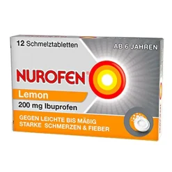 NUROFEN® Lemon 200 mg Ibuprofen Schmelztabletten, 12 St