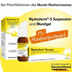 Nystaderm-S Suspension mit Dosierpumpe, 48 ml