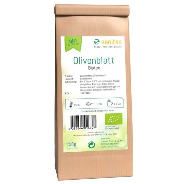Olivenblatt Biotee, 250 g