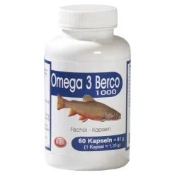 Omega 3 Berco 1000 mg Kapsel, 60 St