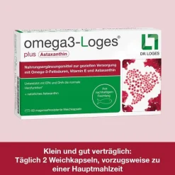 Omega 3-Loges plus Kapseln, 60 St