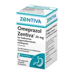 Omeprazol Zentiva 20 mg bei Sodbrennen, 14 St