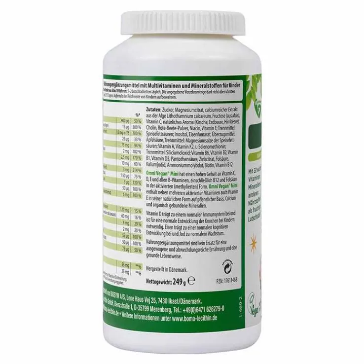 Omnivegan mini Multivitamine für Kinder Lutschtabletten , 150 St