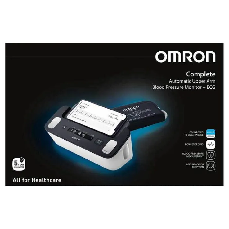 Omron Complete Oberarm Blutdruckmessgerät + EKG, 1 St