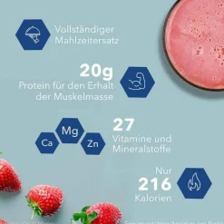 Optifast home Drink Erdbeere Pulver, 8X55 g