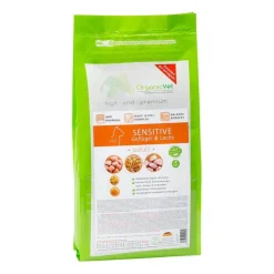 Organicvet Katze Trockennahrung Sensitive Geflügel & Lachs, 1.5 kg
