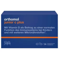Orthomol Junior C plus Kautabletten Mandarine-Orange, 14 St