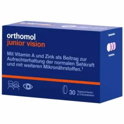 Orthomol Junior vision Kautabletten, 30 St