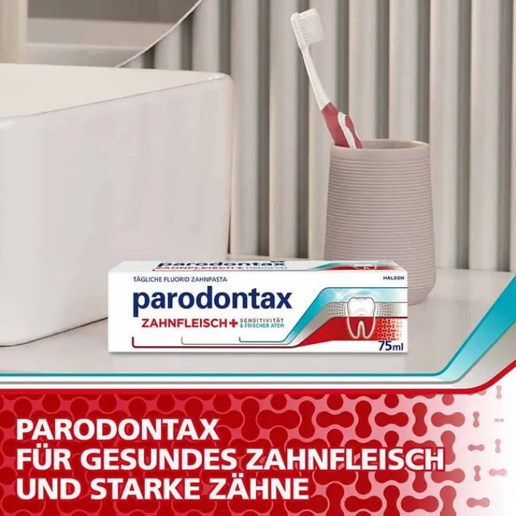 Parodontax Zahnfleisch + Sensitivität & frisch.Atem, 75 ml