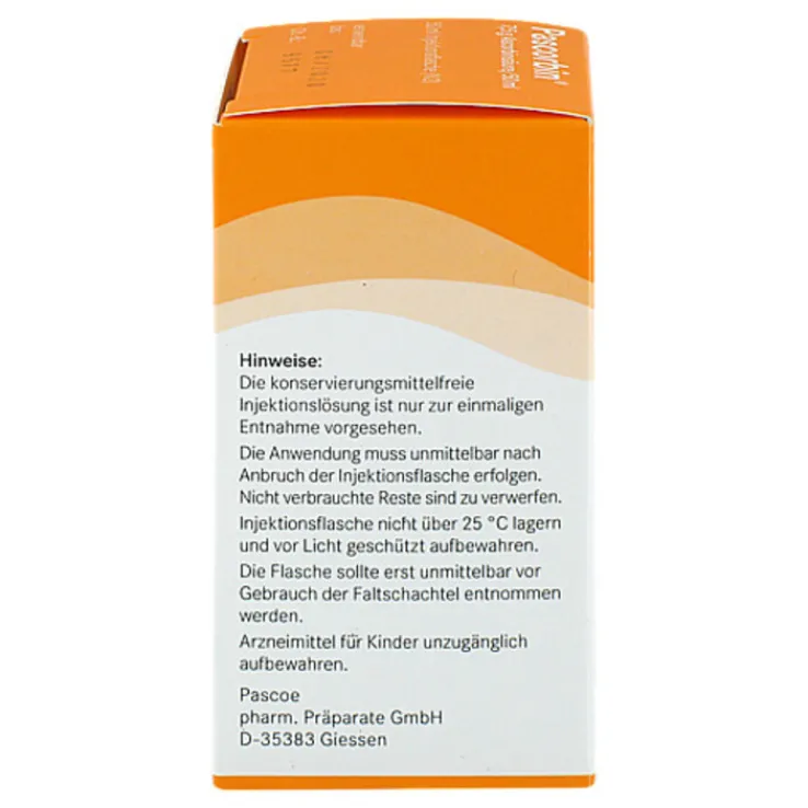 Pascorbin 7,5 g Ascorbinsäure / 50ml Injektionslösung, 50 ml