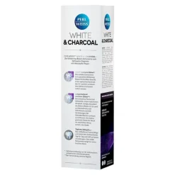 Perlweiss White & Charcoal Zahncreme, 75 ml